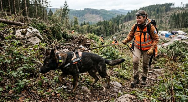 Comment les chiens de sauvetage sont-ils entraînés pour localiser des personnes disparues lors de catastrophes naturelles ?