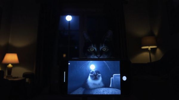 Les limites d'une caméra à vision nocturne pour votre chat